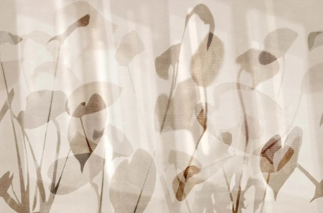 Tecnografica Decoratives Neta Beige - mural z motywem liści