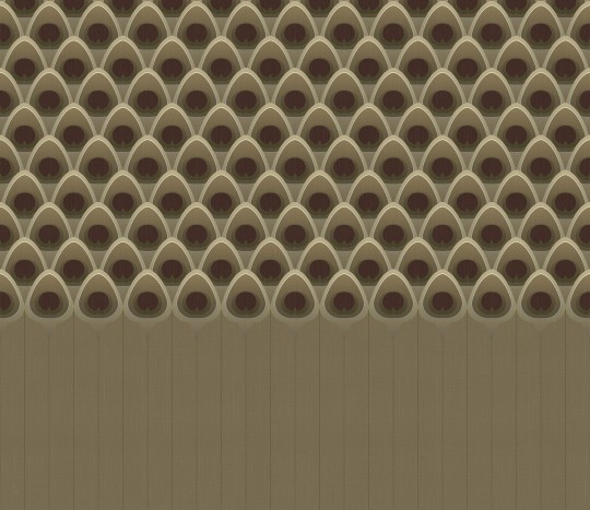 Tecnografica Decoratives Don Jose Boiserie Gold - mural z motywem geometrycznych kształtów