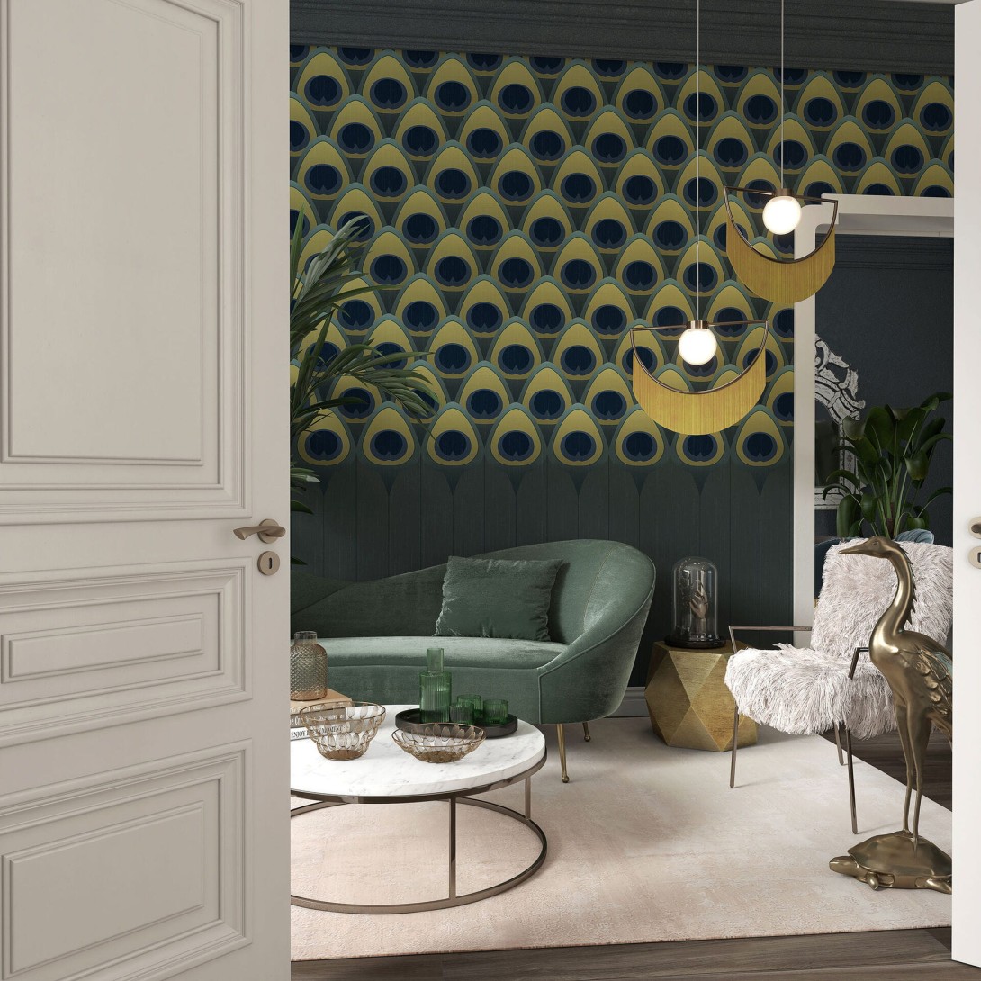 Tecnografica Decoratives Don Jose Rose - mural z motywem geometrycznych kształtów