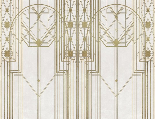Tecnografica Decoratives Jay Ivory - mural z motywem geometrycznych kształtów