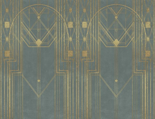 Tecnografica Decoratives Jay Sage - mural z motywem geometrycznych kształtów