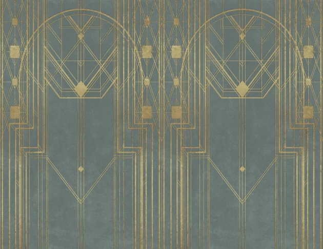 Tecnografica Decoratives Jay Sage - mural z motywem geometrycznych kształtów