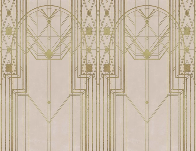 Tecnografica Decoratives Jay Rose - mural z motywem geometrycznych kształtów