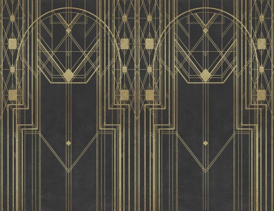 Tecnografica Decoratives Jay Chalk - mural z motywem geometrycznych kształtów