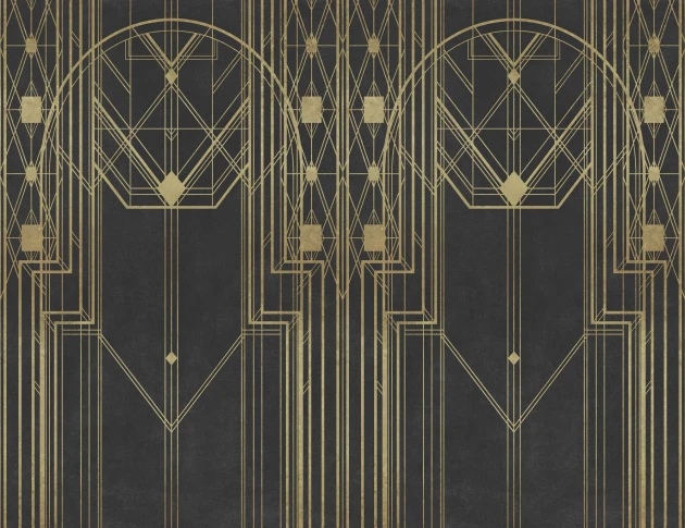 Tecnografica Decoratives Jay Chalk - mural z motywem geometrycznych kształtów