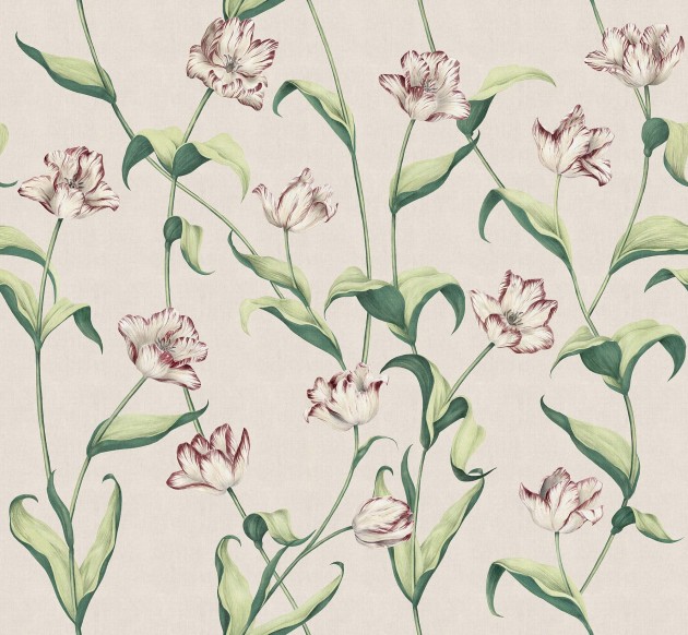 Tecnografica Decoratives Cordelia Peach Big - mural z motywem kwiatów