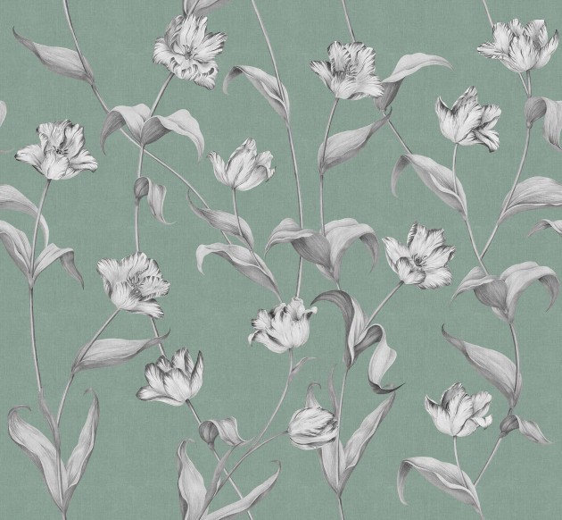 Tecnografica Decoratives Cordelia Sage Big - mural z motywem kwiatów