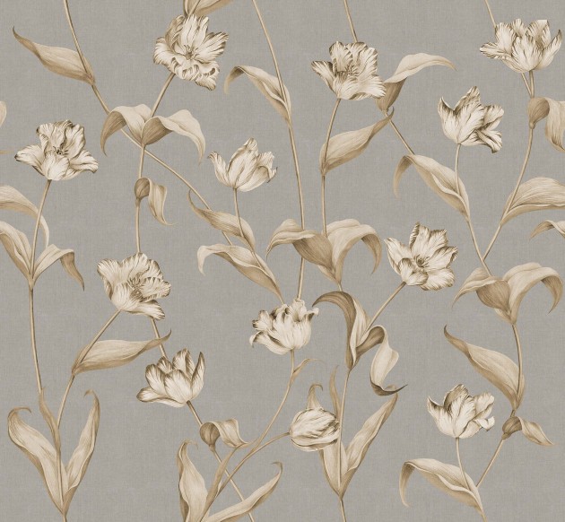 Tecnografica Decoratives Cordelia Powder Big - mural z motywem kwiatów