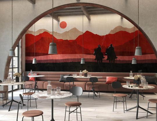 Tecnografica Decoratives Freeman Desert - mural z motywem górskiego krajobrazu