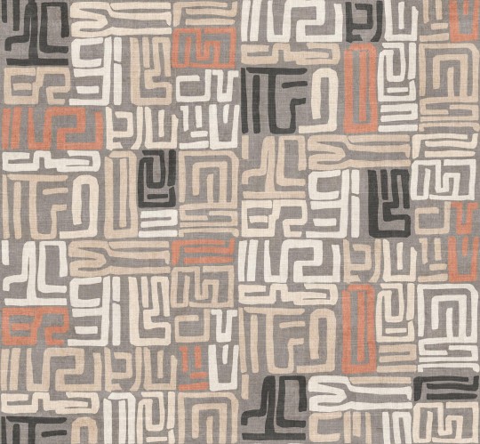 Tecnografica Decoratives Atamga Grey - mural z motywem geometrycznych kształtów