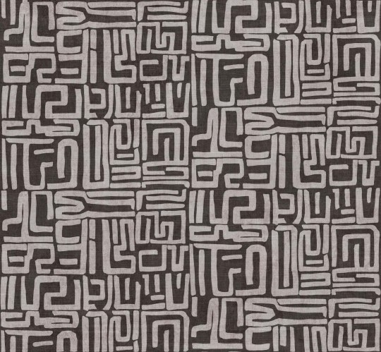 Tecnografica Decoratives Atamga Simple Black - mural z motywem geometrycznych kształtów