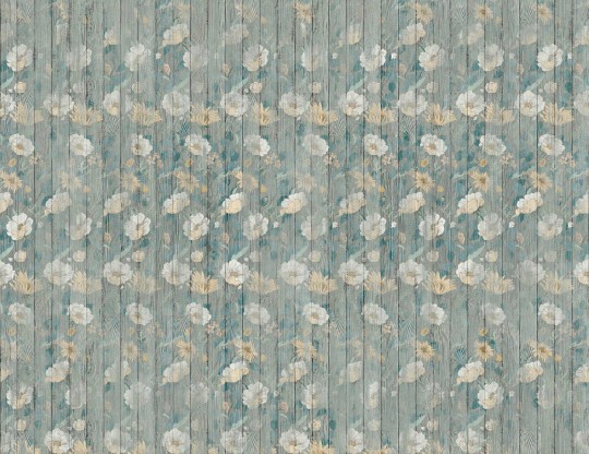 Tecnografica Decoratives June Green - mural z motywem kwiatów