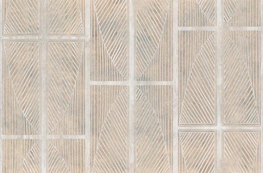 Tecnografica Decoratives Masai White - mural z motywem geometrycznych kształtów