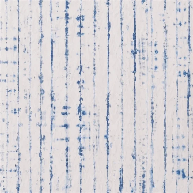 Designers Guild PDG1159/04 Ikebana Shiwa Cobalt - tapeta z motywem starej ściany