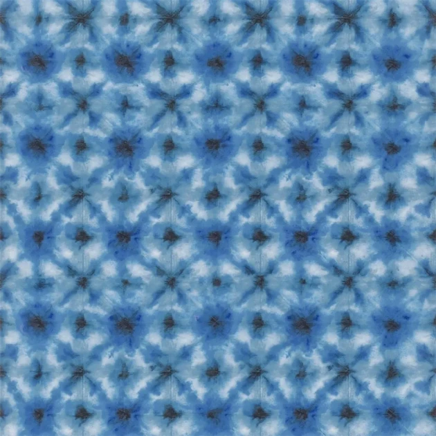 Designers Guild PDG1160/04 Ikebana Shibori Cobalt - tapeta z motywem geometrycznym