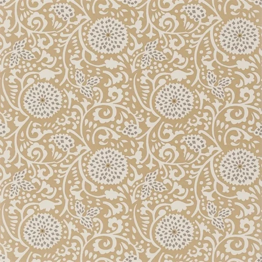 Designers Guild PDG1147/04 Porcelaine De Chine Shaqui Pearl - tapeta z motywem wirującym
