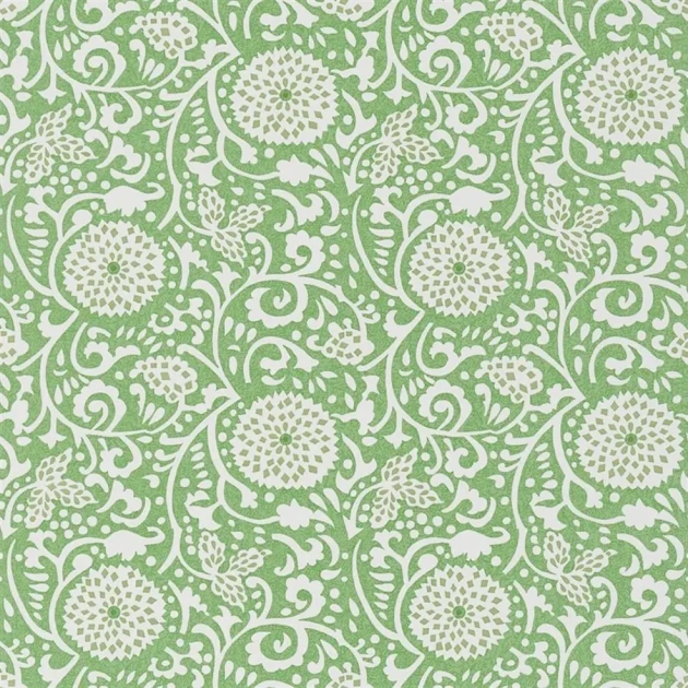 Designers Guild PDG1147/06 Porcelaine De Chine Shaqui Emerald - tapeta z motywem wirującym