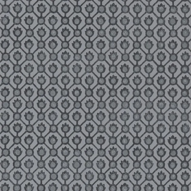 Designers Guild PDG1150/05 Porcelaine De Chine Jaal Oyster - tapeta z motywem geometrycznej siatki