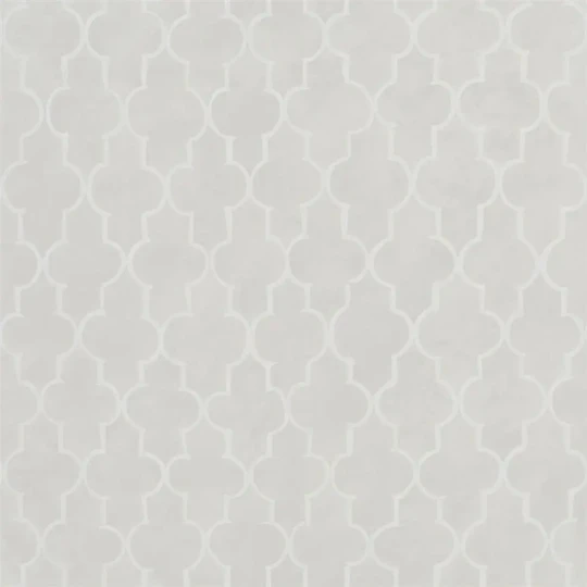 Designers Guild PDG1151/02 Porcelaine De Chine Pergola Trellis Oyster - tapeta z motywem dekoracyjnej kraty