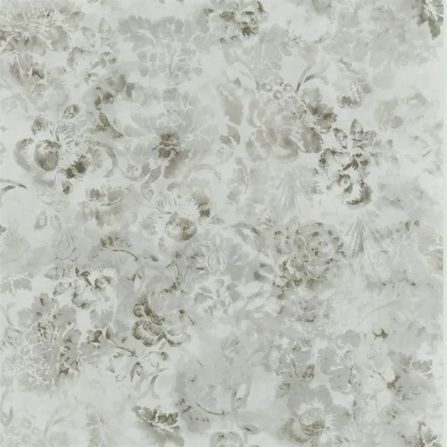 Designers Guild PDG1126/01 Minakari Tarbana Oyster - tapeta z motywem kwiatów