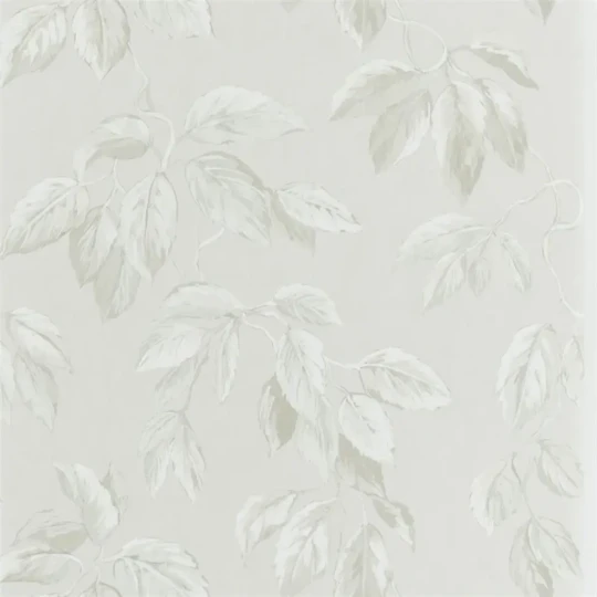 Designers Guild PDG1127/01 Minakari Jangal Chalk - tapeta z motywem liści