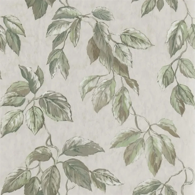 Designers Guild PDG1127/02 Minakari Jangal Shell - tapeta z motywem liści