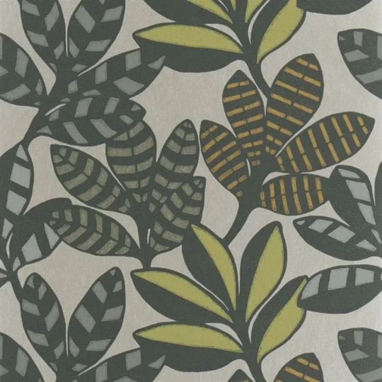 Designers Guild PDG1129/02 Minakari Tanjore Moss - tapeta z motywem liści
