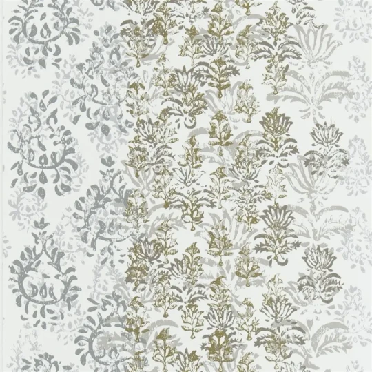 Designers Guild PDG1130/01 Minakari Kasavu Ivory - tapeta z motywem adamaszku