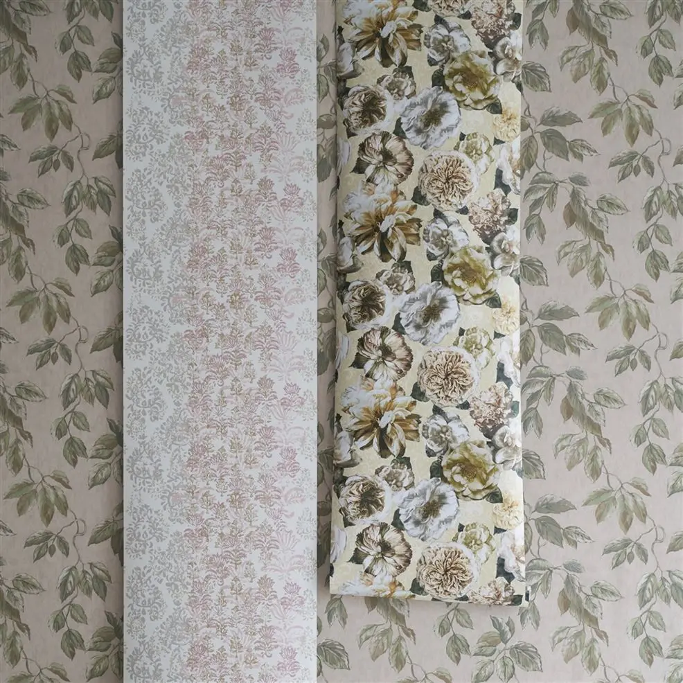 Designers Guild PDG1130/03 Minakari Kasavu Shell - tapeta z motywem adamaszku