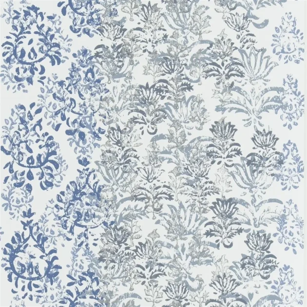 Designers Guild PDG1130/05 Minakari Kasavu Delft - tapeta z motywem adamaszku