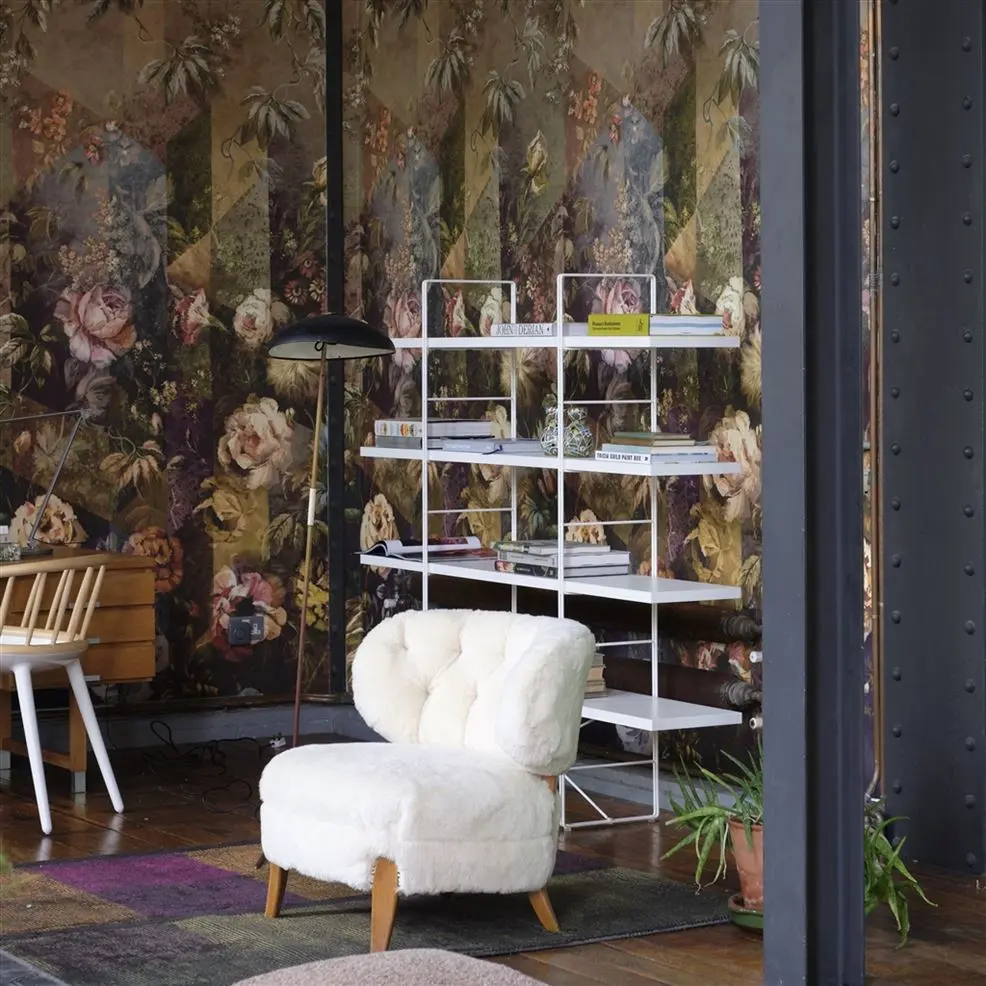 Designers Guild PDG1131/02 Minakari Minakari Rosewood - mural z motywem kwiatów
