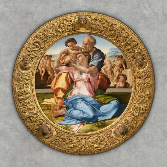 Tecnografica Italian Masterpieces Michelangelo Buonarroti: Holy Family - mural z motywem Świętej Rodziny