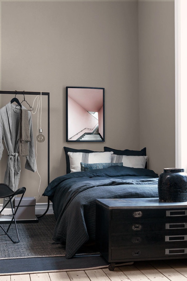 Boras Tapeter 7549 Pigment Natural Linen - minimalistyczna tapeta w beżowym kolorze