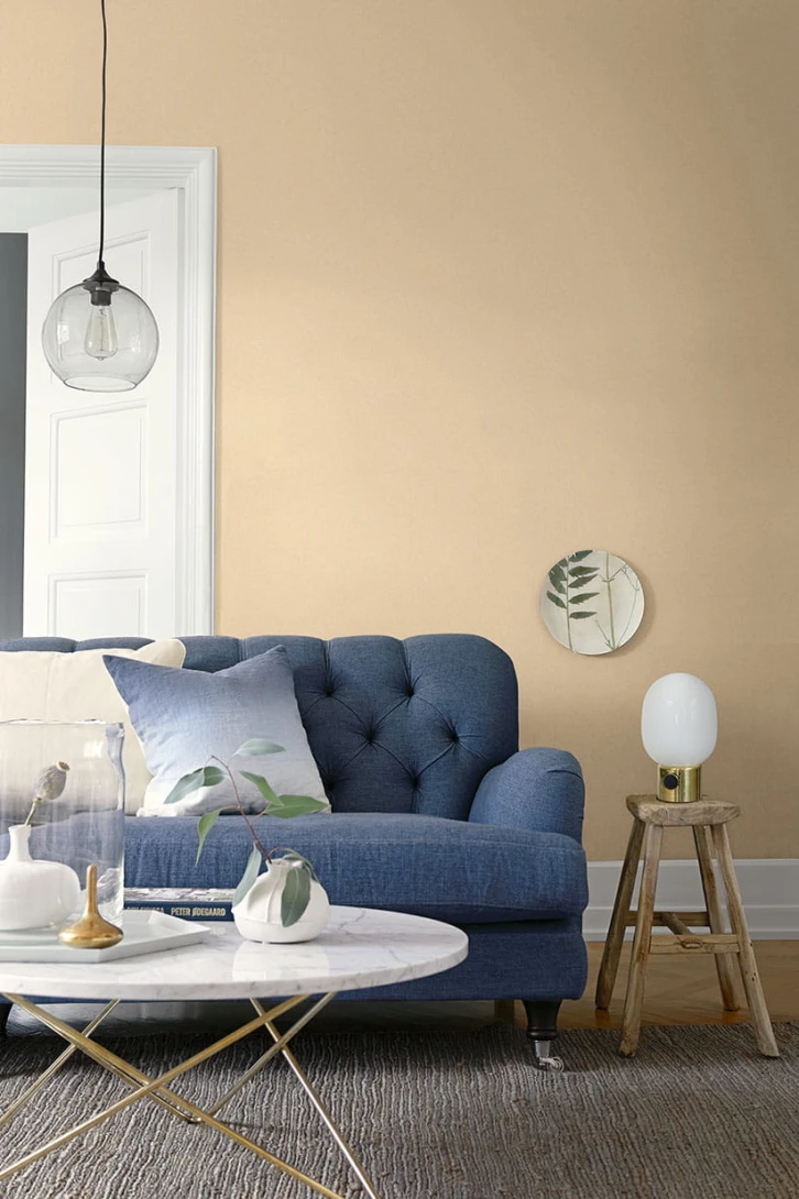 Boras Tapeter 7971 Pigment VANILLA CUSTARD - minimalistyczna tapeta w kremowym kolorze
