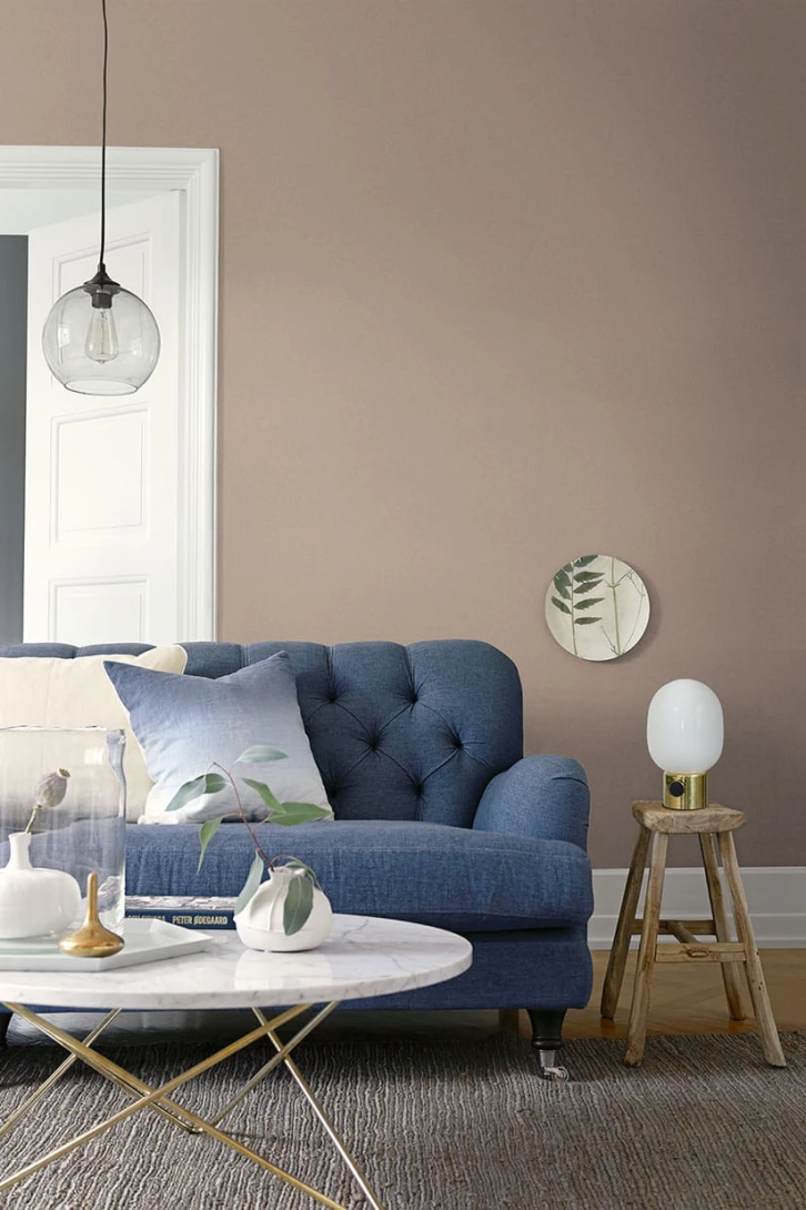 Boras Tapeter 7551 Pigment Almond - minimalistyczna tapeta w migdałowym kolorze