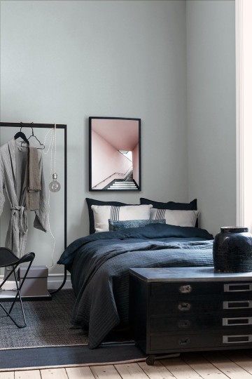 Boras Tapeter 7982 Pigment SKY BLUE - minimalistyczna tapeta w niebieskim kolorze