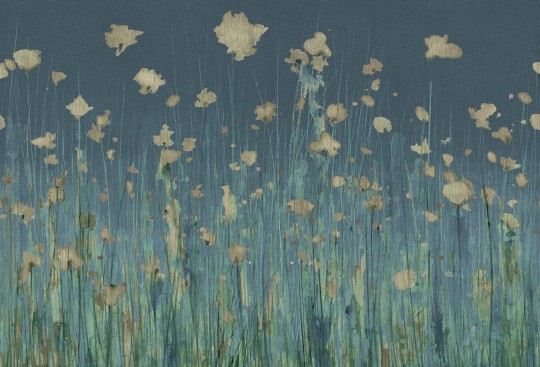 Tecnografica Art Collections Marco Fontana: Campo Dei Night - mural z motywem łąki kwiatów