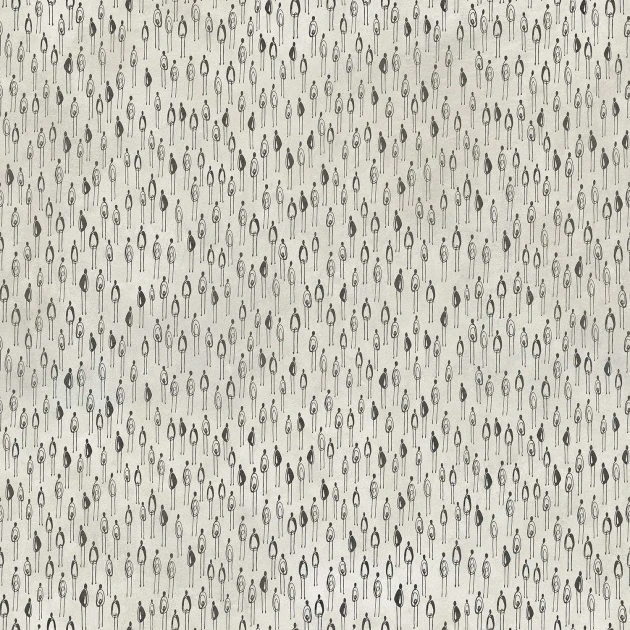 Tecnografica Art Collections Mauricio Lara: Exodo Grey A - mural z motywem kropel