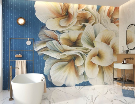 Tecnografica Art Collections Cristina Iotti: Springtime - mural z motywem kwiatów