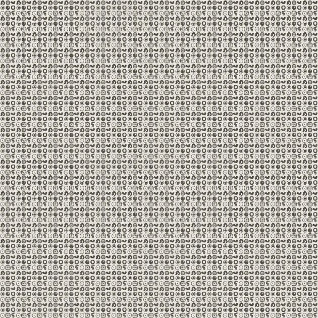 Tecnografica Art Collections Mauricio Lara: Signos Grey C - mural z motywem rzędów kształtów