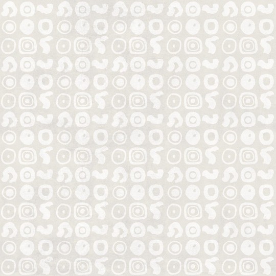 Tecnografica Art Collections Mauricio Lara: Signos White A - mural z motywem rzędów kształtów
