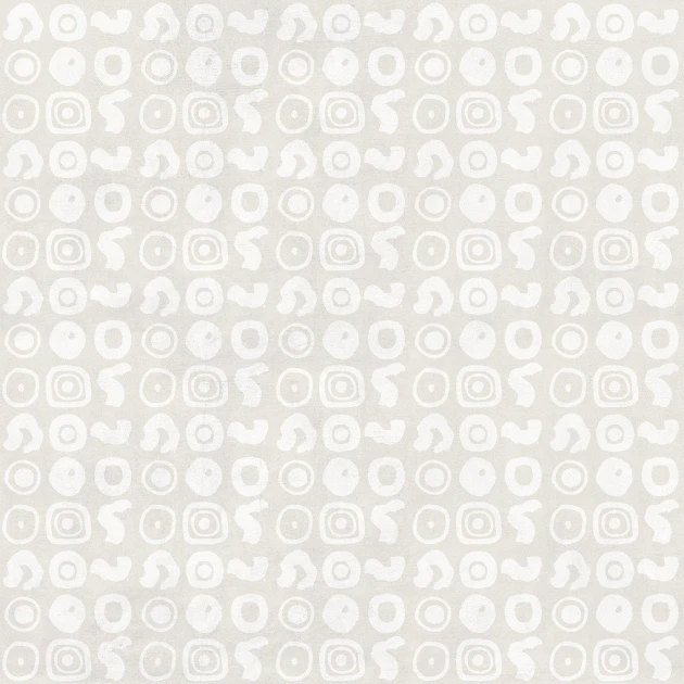 Tecnografica Art Collections Mauricio Lara: Signos White A - mural z motywem rzędów kształtów