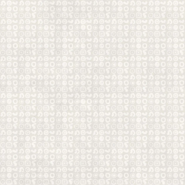 Tecnografica Art Collections Mauricio Lara: Signos White B - mural z motywem rzędów kształtów