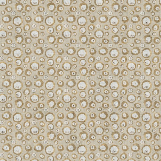 Tecnografica Art Collections Mauricio Lara: Refugios Gold - mural z motywem abstrakcyjnych kół