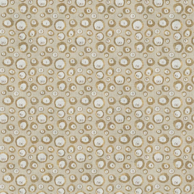 Tecnografica Art Collections Mauricio Lara: Refugios Gold - mural z motywem abstrakcyjnych kół