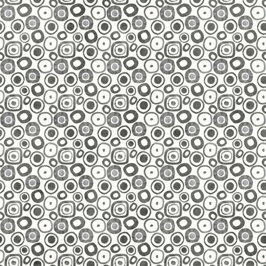 Tecnografica Art Collections Mauricio Lara: Óom Black and White A - mural z motywem abstrakcyjnych kół