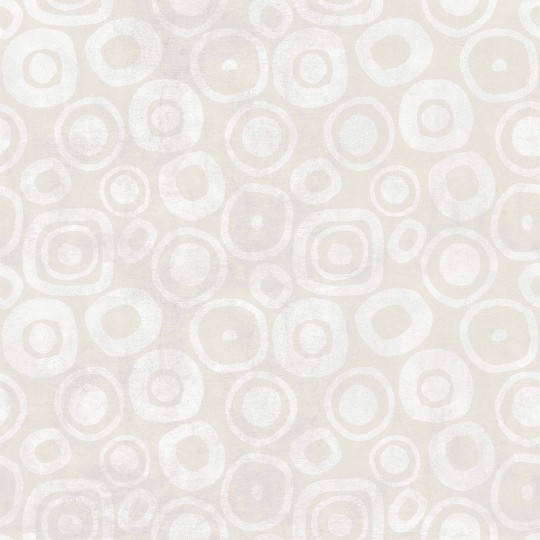 Tecnografica Art Collections Mauricio Lara: Óom White B - mural z motywem abstrakcyjnych kół