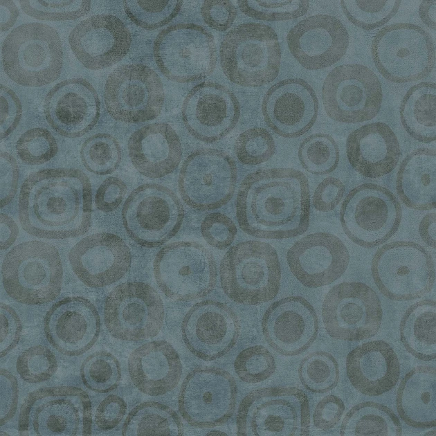 Tecnografica Art Collections Mauricio Lara: Óom Blue B - mural z motywem abstrakcyjnych kół
