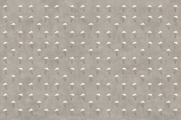 Tecnografica Art Collections Bonvi: Para Grey - mural z motywem spadochroniarzy