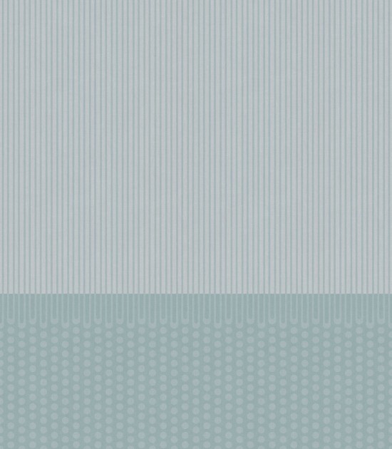 Tecnografica Art Collections Paolo Giordano & Simona Cardinetti: Twiggy Powder Blue - mural z motywem pionowych linii i kropek